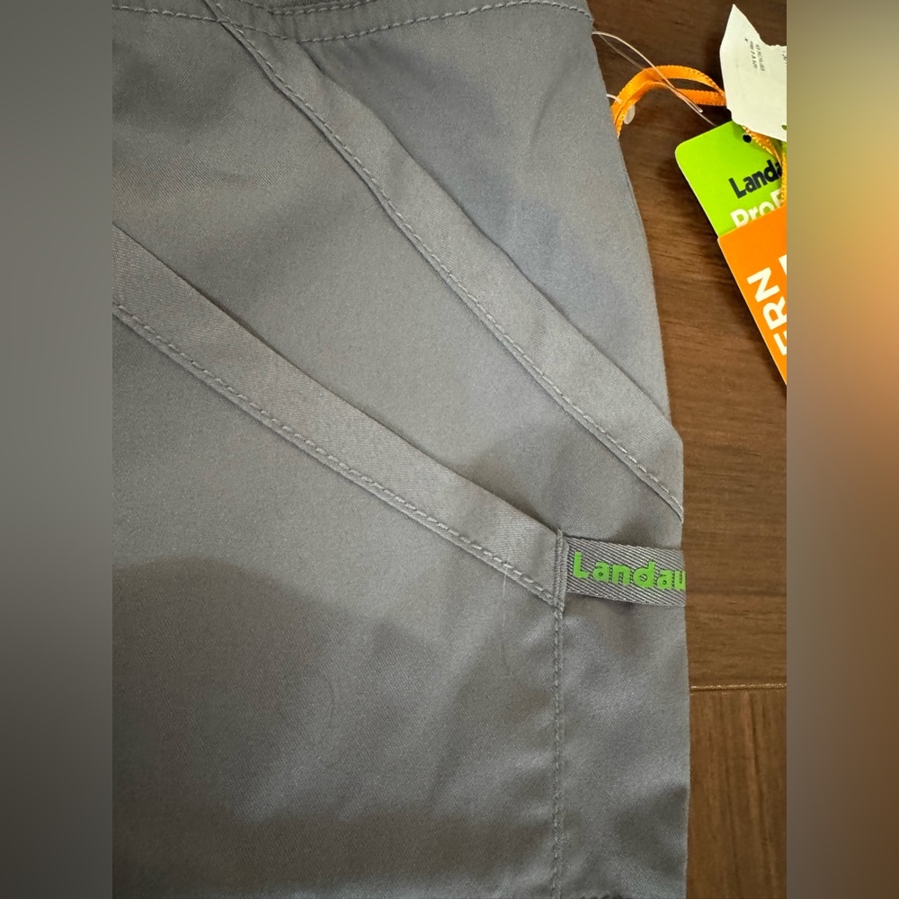 Landau Proflex Scrub Pants Womens Sz S grey Modern Fit Wrinkle Resistant NWT - Picture 5 of 8